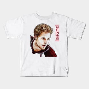 Gabriel Landeskog Colorado Face Sketch Kids T-Shirt